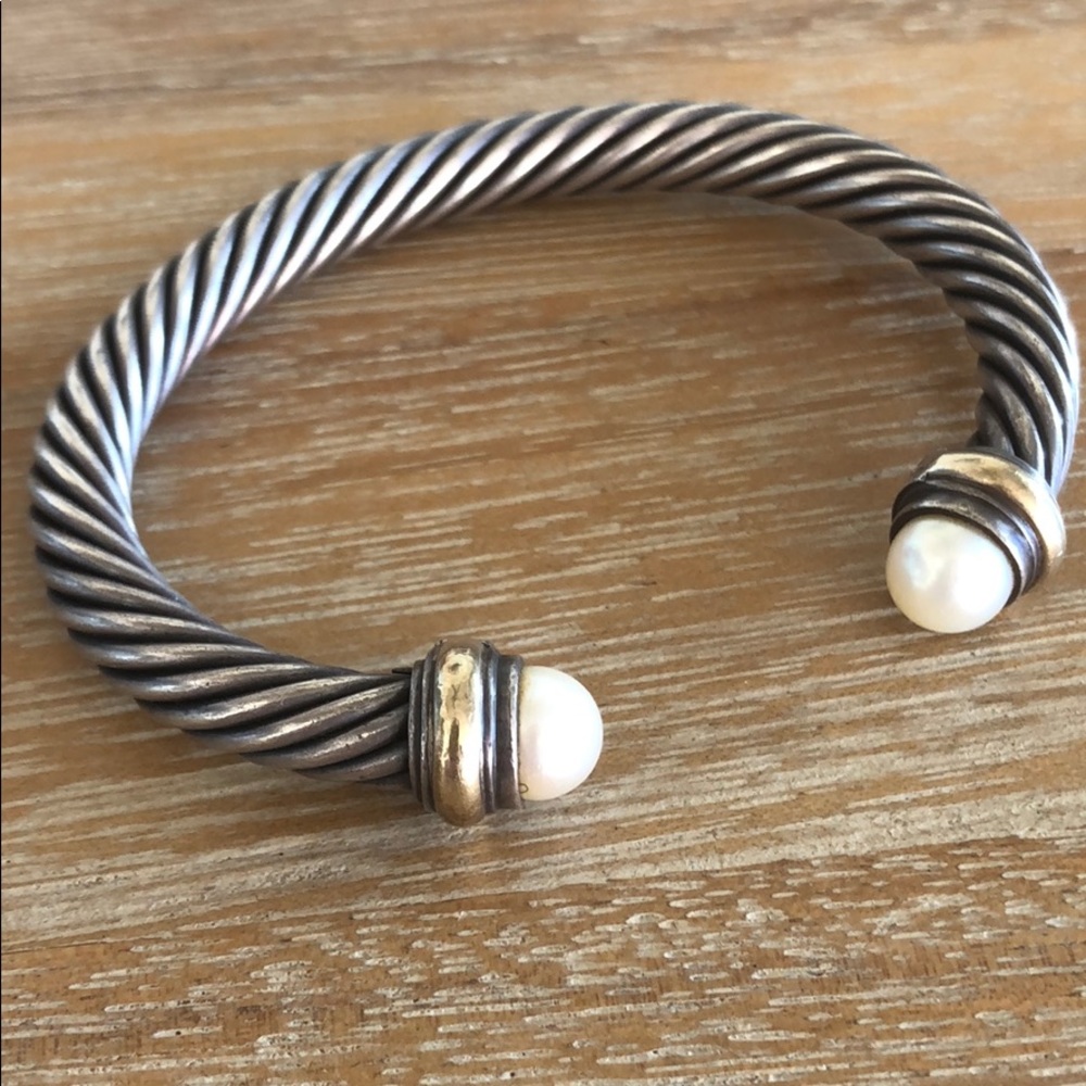 David Yurman Cable Classics Bracelet with Pearl